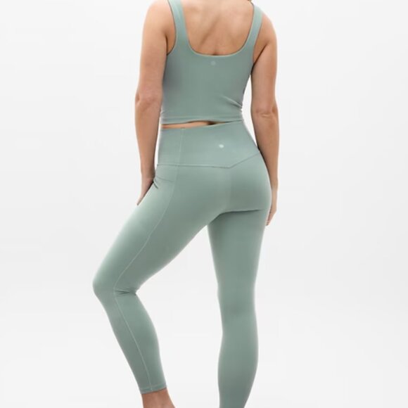 Athleta- Elation Ultra High Rise - Size M - Lighthouse Green - Picture 2 of 7